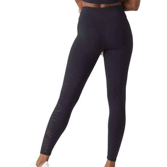 Glyder Fierce Yoga Leggings Black Laser Cut XS - Picture 2 of 7